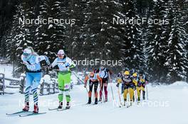 14.01.2023, Sexten, Italy (ITA): Sandra Schuetzova, Karolina Grohova, Oona Kettunen, (l-r)  - Ski Classics Pustertaler Ski Marathon - Sexten (ITA). www.nordicfocus.com. © Vanzetta/NordicFocus. Every downloaded picture is fee-liable.