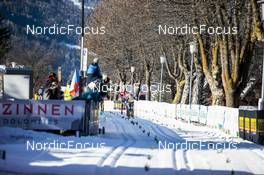 14.01.2023, Sexten, Italy (ITA): Emil Persson, Andreas Nygaard, Kasper Stadaas, (l-r)  - Ski Classics Pustertaler Ski Marathon - Sexten (ITA). www.nordicfocus.com. © Vanzetta/NordicFocus. Every downloaded picture is fee-liable.