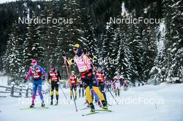 14.01.2023, Sexten, Italy (ITA): Amund Riege, Einar Kalland Olsen, (l-r)  - Ski Classics Pustertaler Ski Marathon - Sexten (ITA). www.nordicfocus.com. © Vanzetta/NordicFocus. Every downloaded picture is fee-liable.