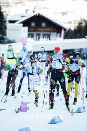 14.01.2023, Sexten, Italy (ITA): Alnes Gjerde, Frida Erkers, Ida Palmberg, (l-r)  - Ski Classics Pustertaler Ski Marathon - Sexten (ITA). www.nordicfocus.com. © Vanzetta/NordicFocus. Every downloaded picture is fee-liable.
