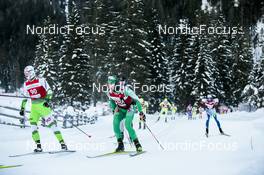 14.01.2023, Sexten, Italy (ITA): Petr Knop, Antoine Auger, (l-r)  - Ski Classics Pustertaler Ski Marathon - Sexten (ITA). www.nordicfocus.com. © Vanzetta/NordicFocus. Every downloaded picture is fee-liable.