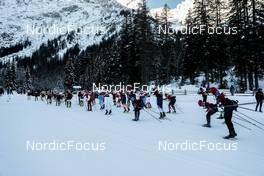 14.01.2023, Sexten, Italy (ITA): Start of the race   - Ski Classics Pustertaler Ski Marathon - Sexten (ITA). www.nordicfocus.com. © Vanzetta/NordicFocus. Every downloaded picture is fee-liable.