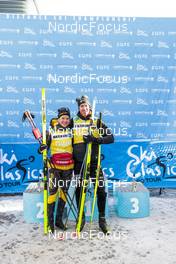 14.01.2023, Sexten, Italy (ITA): Emil Persson, Ida Dahl, (l-r)  - Ski Classics Pustertaler Ski Marathon - Sexten (ITA). www.nordicfocus.com. © Vanzetta/NordicFocus. Every downloaded picture is fee-liable.
