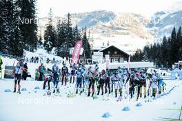 14.01.2023, Sexten, Italy (ITA): Start of womens race   - Ski Classics Pustertaler Ski Marathon - Sexten (ITA). www.nordicfocus.com. © Vanzetta/NordicFocus. Every downloaded picture is fee-liable.