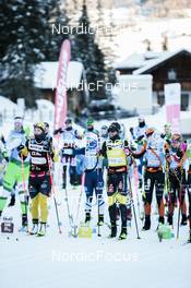 14.01.2023, Sexten, Italy (ITA): Ida Dahl, Kati Roivas, Sofia Lindberg, (l-r)  - Ski Classics Pustertaler Ski Marathon - Sexten (ITA). www.nordicfocus.com. © Vanzetta/NordicFocus. Every downloaded picture is fee-liable.