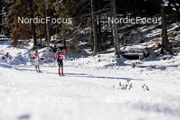 14.01.2023, Sexten, Italy (ITA): Petter Stakston, Pedersen Eide, (l-r)  - Ski Classics Pustertaler Ski Marathon - Sexten (ITA). www.nordicfocus.com. © Vanzetta/NordicFocus. Every downloaded picture is fee-liable.