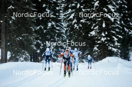 14.01.2023, Sexten, Italy (ITA): Gangs¿ S¿rum, Noora Kivikko, Chiara Caminada, (l-r)  - Ski Classics Pustertaler Ski Marathon - Sexten (ITA). www.nordicfocus.com. © Vanzetta/NordicFocus. Every downloaded picture is fee-liable.