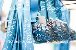 14.01.2023, Sexten, Italy (ITA): Race Medals   - Ski Classics Pustertaler Ski Marathon - Sexten (ITA). www.nordicfocus.com. © Vanzetta/NordicFocus. Every downloaded picture is fee-liable.