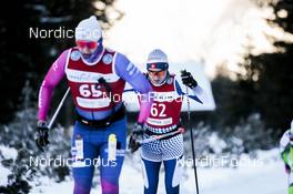 14.01.2023, Sexten, Italy (ITA): Jakob Karlsson, Nico Walther, (l-r)  - Ski Classics Pustertaler Ski Marathon - Sexten (ITA). www.nordicfocus.com. © Vanzetta/NordicFocus. Every downloaded picture is fee-liable.