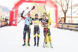 14.01.2023, Sexten, Italy (ITA): Alnes Gjerde, Ida Dahl, Emilie Fleten, (l-r)  - Ski Classics Pustertaler Ski Marathon - Sexten (ITA). www.nordicfocus.com. © Vanzetta/NordicFocus. Every downloaded picture is fee-liable.