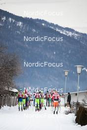 15.01.2023, Niederdorf, Italy (ITA): Hartmann Till (GER), Jaks Martin (CZE), Marius Klevmoen Hans (NOR), (l-r)  - Ski Classics Prato Piazza Mountain Challenge - Niederdorf (ITA). www.nordicfocus.com. © Vanzetta/NordicFocus. Every downloaded picture is fee-liable.