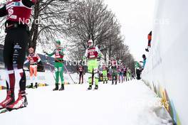 15.01.2023, Niederdorf, Italy (ITA): Bergli Jonas (NOR), Waaler Magnus (NOR), Knop Petr (CZE), (l-r)  - Ski Classics Prato Piazza Mountain Challenge - Niederdorf (ITA). www.nordicfocus.com. © Vanzetta/NordicFocus. Every downloaded picture is fee-liable.