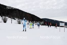 15.01.2023, Niederdorf, Italy (ITA): Caminada Chiara (ITA), Melin Madelene (SWE), Kettunen Oona (FIN), (l-r)  - Ski Classics Prato Piazza Mountain Challenge - Niederdorf (ITA). www.nordicfocus.com. © Vanzetta/NordicFocus. Every downloaded picture is fee-liable.