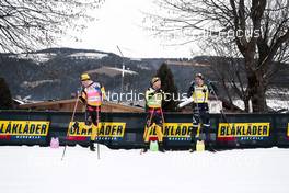 15.01.2023, Niederdorf, Italy (ITA): Buskqvist Alfred (SWE), Riege Amund (NOR), Persson Emil (SWE), (l-r)  - Ski Classics Prato Piazza Mountain Challenge - Niederdorf (ITA). www.nordicfocus.com. © Vanzetta/NordicFocus. Every downloaded picture is fee-liable.