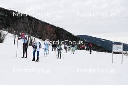 15.01.2023, Niederdorf, Italy (ITA): Lambert Jennifer (FRA), Bergagnin Rebecca (ITA), (l-r)  - Ski Classics Prato Piazza Mountain Challenge - Niederdorf (ITA). www.nordicfocus.com. © Vanzetta/NordicFocus. Every downloaded picture is fee-liable.