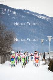 15.01.2023, Niederdorf, Italy (ITA): Hartmann Till (GER), Jaks Martin (CZE), Marius Klevmoen Hans (NOR), (l-r)  - Ski Classics Prato Piazza Mountain Challenge - Niederdorf (ITA). www.nordicfocus.com. © Vanzetta/NordicFocus. Every downloaded picture is fee-liable.