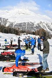 20.01.2023, Zuoz Switzerland (SUI): feature: ski testing - Ski Classics La Diagonela, Zuoz (SUI). www.nordicfocus.com. © Reichert/NordicFocus. Every downloaded picture is fee-liable.