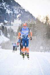 21.01.2023, Zuoz Switzerland (SUI): Vebjorn Moen (NOR) - Ski Classics La Diagonela, Zuoz (SUI). www.nordicfocus.com. © Reichert/NordicFocus. Every downloaded picture is fee-liable.