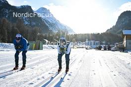 20.01.2023, Zuoz Switzerland (SUI): Nico Walther (SUI), Lauro Braendli (SUI) (l-r) - Ski Classics La Diagonela, Zuoz (SUI). www.nordicfocus.com. © Reichert/NordicFocus. Every downloaded picture is fee-liable.
