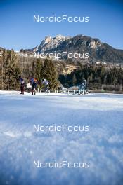 29.01.2023, Trentino, Italy (ITA): Heading group racing after Tesero in Val di Fiemme feature - Ski Classics Marcialonga, Trentino (ITA). www.nordicfocus.com. © Vanzetta/NordicFocus. Every downloaded picture is fee-liable.
