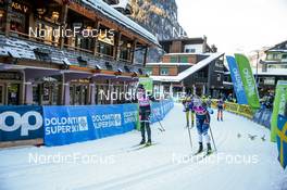 29.01.2023, Trentino, Italy (ITA): Karolina Hedenstroem (SWE), Noora Kivikko (FIN), (l-r) - Ski Classics Marcialonga, Trentino (ITA). www.nordicfocus.com. © Vanzetta/NordicFocus. Every downloaded picture is fee-liable.