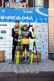 29.01.2023, Trentino, Italy (ITA): Ida Dahl (SWE), Emil Persson (SWE), (l-r) - Ski Classics Marcialonga, Trentino (ITA). www.nordicfocus.com. © Vanzetta/NordicFocus. Every downloaded picture is fee-liable.