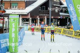 29.01.2023, Trentino, Italy (ITA): Filip Rosjoe (SWE), Einar Kalland-Olsen (NOR), (l-r) - Ski Classics Marcialonga, Trentino (ITA). www.nordicfocus.com. © Vanzetta/NordicFocus. Every downloaded picture is fee-liable.