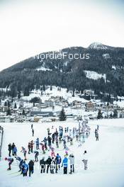29.01.2023, Trentino, Italy (ITA): Start of the MenÕs race feature - Ski Classics Marcialonga, Trentino (ITA). www.nordicfocus.com. © Vanzetta/NordicFocus. Every downloaded picture is fee-liable.