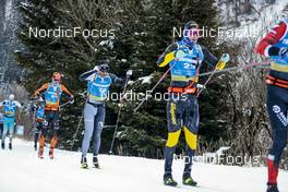 29.01.2023, Trentino, Italy (ITA): Petter Jr. Northug (NOR), Mathias Aas Rolid (NOR), (l-r) - Ski Classics Marcialonga, Trentino (ITA). www.nordicfocus.com. © Vanzetta/NordicFocus. Every downloaded picture is fee-liable.