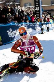 29.01.2023, Trentino, Italy (ITA): Kati Roivas (FIN) - Ski Classics Marcialonga, Trentino (ITA). www.nordicfocus.com. © Vanzetta/NordicFocus. Every downloaded picture is fee-liable.
