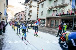 29.01.2023, Trentino, Italy (ITA): Thomas Bing (GER), Oscar Kardin (SWE), (l-r) - Ski Classics Marcialonga, Trentino (ITA). www.nordicfocus.com. © Vanzetta/NordicFocus. Every downloaded picture is fee-liable.