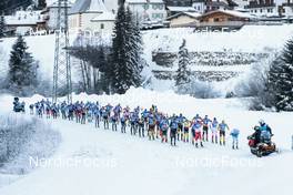 29.01.2023, Trentino, Italy (ITA): Group of starters racing feature - Ski Classics Marcialonga, Trentino (ITA). www.nordicfocus.com. © Vanzetta/NordicFocus. Every downloaded picture is fee-liable.