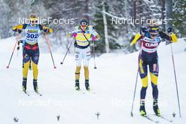 18.02.2023, Groenklitt, Sweden (SWE): Fleten Emilie (NOR), Smedaas Magni (NOR), (l-r)  - Ski Classics Criterium Orsa Groenklitt - Groenklitt (SWE). www.nordicfocus.com. © Thibaut/NordicFocus. Every downloaded picture is fee-liable.