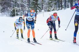 18.02.2023, Groenklitt, Sweden (SWE): Oyre Slind Silje (NOR), Larsson Jenny (SWE), (l-r)  - Ski Classics Criterium Orsa Groenklitt - Groenklitt (SWE). www.nordicfocus.com. © Thibaut/NordicFocus. Every downloaded picture is fee-liable.