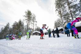 18.02.2023, Groenklitt, Sweden (SWE): Marie Hejna Anna (CZE), Vuollet Iida (FIN), (l-r)  - Ski Classics Criterium Orsa Groenklitt - Groenklitt (SWE). www.nordicfocus.com. © Thibaut/NordicFocus. Every downloaded picture is fee-liable.
