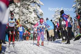 18.02.2023, Groenklitt, Sweden (SWE): Makela Juuso (FIN), Strid Gabriel (SWE), (l-r)  - Ski Classics Criterium Orsa Groenklitt - Groenklitt (SWE). www.nordicfocus.com. © Thibaut/NordicFocus. Every downloaded picture is fee-liable.
