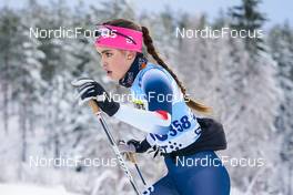 18.02.2023, Groenklitt, Sweden (SWE): Vangberg Jensen Jensine (NOR) - Ski Classics Criterium Orsa Groenklitt - Groenklitt (SWE). www.nordicfocus.com. © Thibaut/NordicFocus. Every downloaded picture is fee-liable.