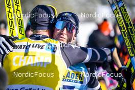 18.02.2023, Groenklitt, Sweden (SWE): Persson Emil (SWE), Johansson Marcus (SWE), (l-r)  - Ski Classics Criterium Orsa Groenklitt - Groenklitt (SWE). www.nordicfocus.com. © Thibaut/NordicFocus. Every downloaded picture is fee-liable.