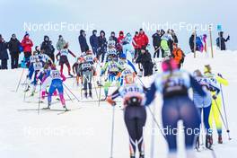 18.02.2023, Groenklitt, Sweden (SWE):  Feature: Group of womens race - Ski Classics Criterium Orsa Groenklitt - Groenklitt (SWE). www.nordicfocus.com. © Thibaut/NordicFocus. Every downloaded picture is fee-liable.