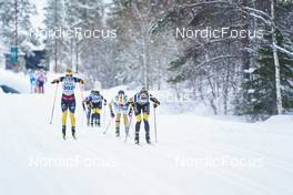 18.02.2023, Groenklitt, Sweden (SWE): Fleten Emilie (NOR), Dahl Ida (SWE), (l-r)  - Ski Classics Criterium Orsa Groenklitt - Groenklitt (SWE). www.nordicfocus.com. © Thibaut/NordicFocus. Every downloaded picture is fee-liable.