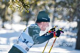19.02.2023, Groenklitt, Sweden (SWE): Simon Jonsson (SWE) - Ski Classics ITT Orsa Groenklitt - Groenklitt (SWE). www.nordicfocus.com. © Thibaut/NordicFocus. Every downloaded picture is fee-liable.