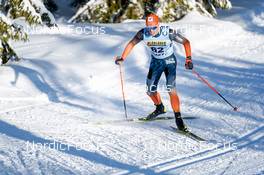 19.02.2023, Groenklitt, Sweden (SWE): Petter Stakston (NOR) - Ski Classics ITT Orsa Groenklitt - Groenklitt (SWE). www.nordicfocus.com. © Thibaut/NordicFocus. Every downloaded picture is fee-liable.