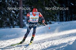19.02.2023, Groenklitt, Sweden (SWE): Joar Thele (NOR) - Ski Classics ITT Orsa Groenklitt - Groenklitt (SWE). www.nordicfocus.com. © Thibaut/NordicFocus. Every downloaded picture is fee-liable.