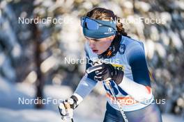 19.02.2023, Groenklitt, Sweden (SWE): Jensine Vangberg Jensen (NOR) - Ski Classics ITT Orsa Groenklitt - Groenklitt (SWE). www.nordicfocus.com. © Thibaut/NordicFocus. Every downloaded picture is fee-liable.