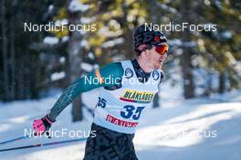 19.02.2023, Groenklitt, Sweden (SWE): Vetle Thyli (NOR) - Ski Classics ITT Orsa Groenklitt - Groenklitt (SWE). www.nordicfocus.com. © Thibaut/NordicFocus. Every downloaded picture is fee-liable.