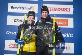 19.02.2023, Groenklitt, Sweden (SWE): Emil Persson (SWE), Ida Dahl (SWE), (l-r)  - Ski Classics ITT Orsa Groenklitt - Groenklitt (SWE). www.nordicfocus.com. © Thibaut/NordicFocus. Every downloaded picture is fee-liable.
