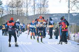 05.03.2023, Saelen-Mora, Sweden (SWE): Petter Stakston (NOR), Karstein Johaug (NOR), (l-r) - Ski Classics Vasaloppet, Saelen-Mora (SWE). www.nordicfocus.com. © Reichert/NordicFocus. Every downloaded picture is fee-liable.
