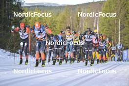 05.03.2023, Saelen-Mora, Sweden (SWE): Max Novak (SWE), Torleif Syrstad (NOR), (l-r) - Ski Classics Vasaloppet, Saelen-Mora (SWE). www.nordicfocus.com. © Reichert/NordicFocus. Every downloaded picture is fee-liable.