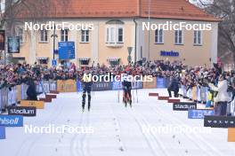 05.03.2023, Saelen-Mora, Sweden (SWE): Emil Persson (SWE), Andreas Nygaard (NOR), (l-r) - Ski Classics Vasaloppet, Saelen-Mora (SWE). www.nordicfocus.com. © Reichert/NordicFocus. Every downloaded picture is fee-liable.