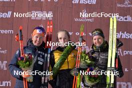 05.03.2023, Saelen-Mora, Sweden (SWE): Silje Oeyre Slind (NOR), Emilie Fleten (NOR), Ida Dahl (SWE), (l-r) - Ski Classics Vasaloppet, Saelen-Mora (SWE). www.nordicfocus.com. © Reichert/NordicFocus. Every downloaded picture is fee-liable.